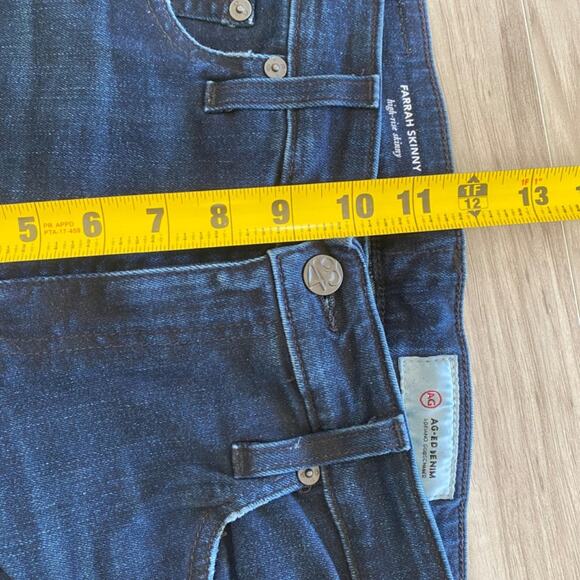 AG Adriano Goldschmied Women's Farrah High-Rise Skinny Jeans - 29R - Picture 12 of 15
